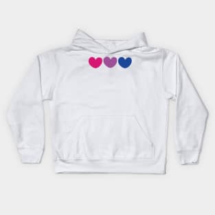 Bi pride flag Kids Hoodie